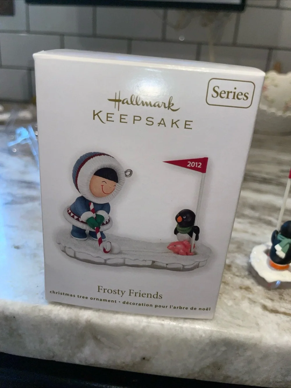 Hallmark Keepsake 2012 Christmas Tree Ornament No. 33 Frosty Friends Hockey IOB